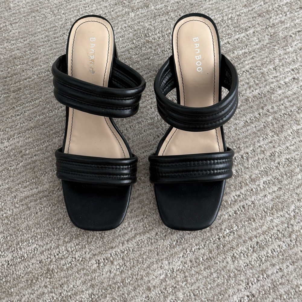 Bamboo Black Women's Sandals